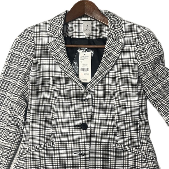 Tristan Size 1 checkered Blazer - Picture 1 of 3